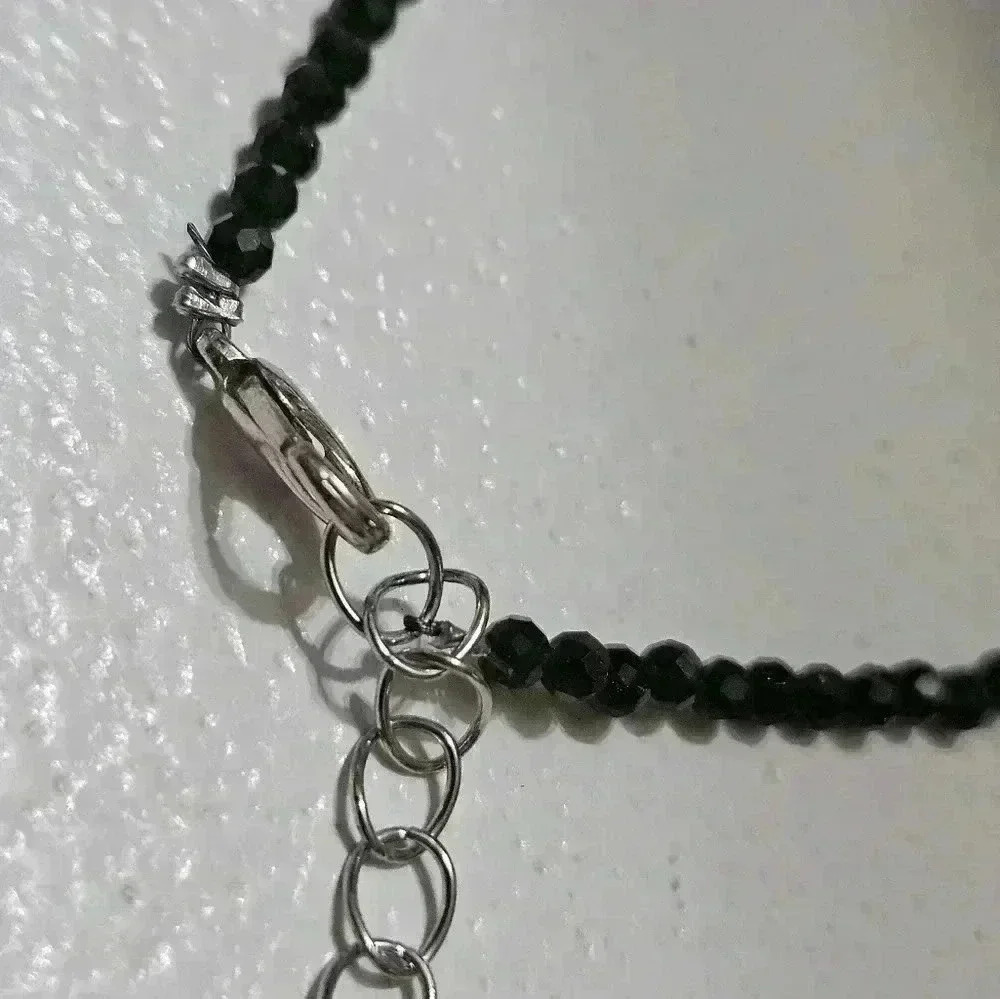 New green sandstone faceted 1mm bracelet! - Picture 5 of 5